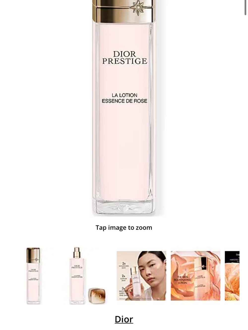 Dior Prestige La Lotion Rose Essence